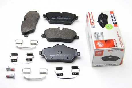 Тормозные колодки перед. BMW 1(E81/E87)/MINI 06- (TRW) FERODO FDB1747