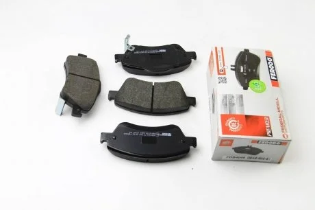 Тормозные колодки перед. Toyota Auris 07-12 (bosch) (150,8x62,5x19,5) FERODO FDB4047
