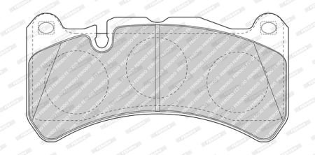 Тормозные колодки, к-кт. FERODO FDB4212 (фото 1)