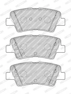 Колодки гальмівні дискові (комплект 4 шт) FERODO FDB5041