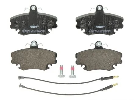 Тормозные колодки перед. Logan 05-/Megane 96-03/Clio 91-05 FERODO FDB845