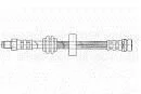 Шланг гальмівний FERODO FHY2484