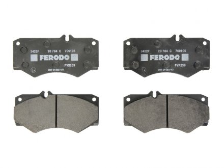 Гальмівні колодки, дискові. FERODO FVR239