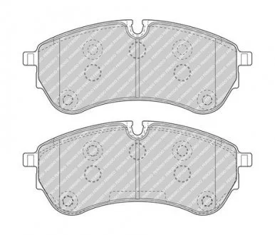 Тормозные колодки, дисковые. FERODO FVR5067