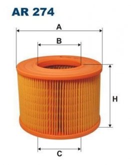 Повітряний фільтр FILTRON AR274