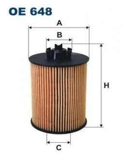 Фільтр масляний FILTRON OE648