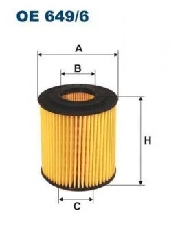 Фильтр масла FILTRON OE649/6