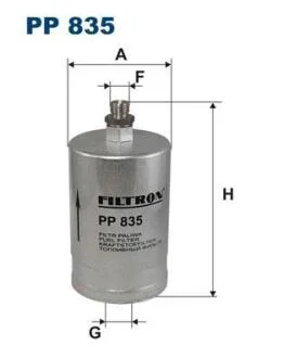 Фільтр паливний FILTRON PP835
