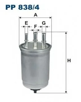Фильтр топливный в сборе FILTRON PP8384