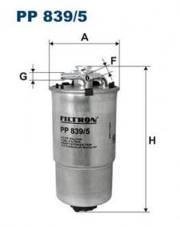 Паливний фільтр FILTRON PP839/5 (фото 1)