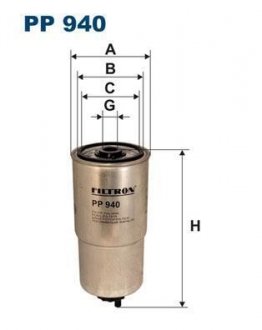 Топливный фильтр FILTRON PP940/3