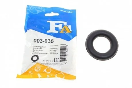 Резинка глушителя Opel Ascona/Kadett -92 Fischer Automotive One (FA1) 003-935