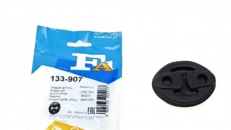 Крепление глушителя (резина) Ford Escort V (Gal) 1.8 16V XR3I 95-, Transit 2.0D/2.2D/2.4D 94- Fischer Automotive One (FA1) 133-907