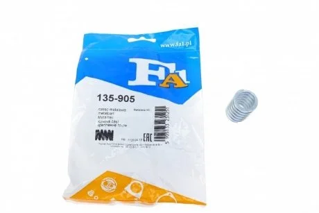 Пружина трубы Fischer Automotive One (FA1) 135-905