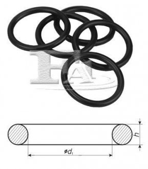 Уплотнительное кольцо, резьбовая пр, Уплотнительное кольцо Fischer Automotive One (FA1) 602.990.100 (фото 1)