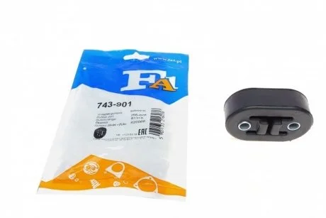 Кріплення глушника (гума) Ford Transit 94-00/Hyundai H1/H100 93-00 Fischer Automotive One (FA1) 743-901