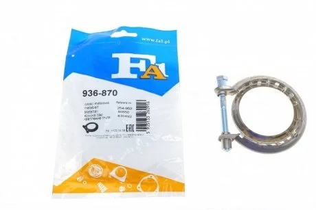 Хомут глушителя Fischer Automotive One (FA1) 936-870
