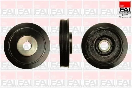 Шків коленвалу Citroen/Fiat/Peugeot 1.9D/2.0HD 98- Fischer Automotive One (FA1) FVD1007