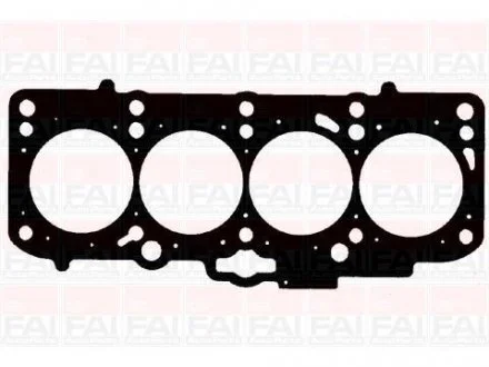 Прокладка ГБЦ Audi A3 2.0 TDI, A4,A6 2.0 04-,VW Golf,Passat 2,0TDI 1,71MM 3мітки Fischer Automotive One (FA1) HG1360B