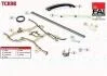 К-кт цепи ГРМ (с уплотнителями) Chevrolett Aveo 1.2/1.4 Opel Astra J 1.4/Corsa D 1.2/1.4/Meriva B 1.4 Fischer Automotive One (FA1) TCK98 (фото 1)