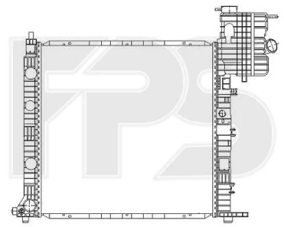 Радиатор охлаждения FPS FP 46 A1027
