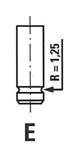 Клапан головки блока цилиндров двигателя FRECCIA R3695/RCR