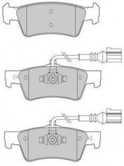 Колодки тормозные задние FBP-1552 FREMAX FBP1552 (фото 1)