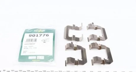 Монтажний к-кт гальмівних колодок пер. Astra J/Insignia A /Zafira 09- R16/R17(Mando) FRENKIT 901776