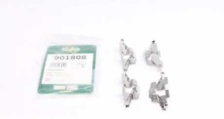 Монтажний к-кт гальмівних колодок зад. Corolla 06-/Prius 08-/Yaris 05-(Tokico) FRENKIT 901808