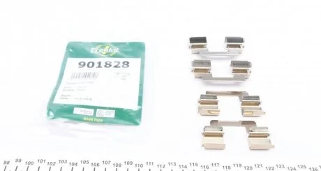 Монтажний к-кт гальмівних колодок зад. BMW 5(F10/F11)/ X3 09-(TRW) FRENKIT 901828