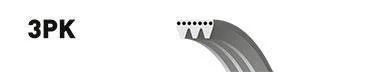 Поликлинные ремни Micro-V (Выр-во) Gates 3PK890