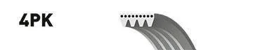 Ремень поликлиновый Gates 4PK1260