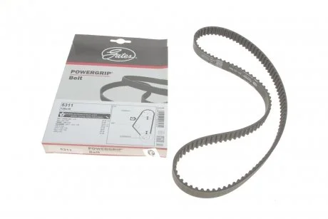Пасок ГРМ VW Golf, Vento 1.4 (ABD - eng.) 91-95, SE Gates 5311