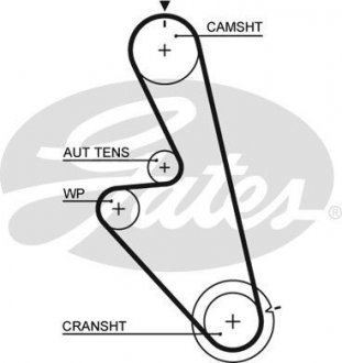 Ремінь ГРМ Gates 5449 (фото 1)