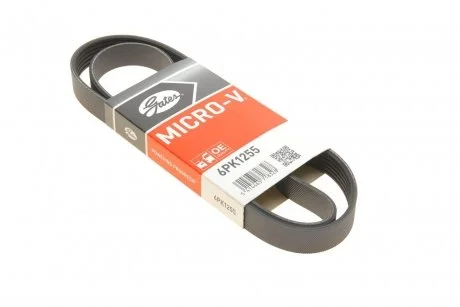 Ремінь генер Elantra (06-)/I30/CEED 25212-2B020 Gates 6PK1255