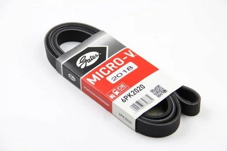 Ремінь генератора BM602 OM601 (AC)/Vito M111 (PS) Gates 6PK2020