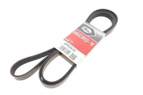 Ремінь генератора W203/124 M103/211 M272/W221 M273 Gates 6PK2413