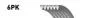 Ремень поликлиновый Gates 6PK818