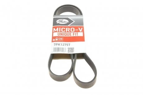 Поліклинові ремені Micro-V Gates 7 PK 1275 T