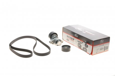 Ремкомплекти приводу допоміжного обладнання автомобілів Micro-V Kit (Пр-во) Gates K015PK1750