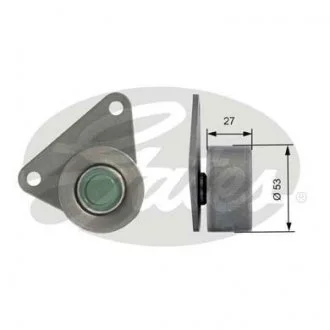 Промежуточный ролик Volvo/Ford/Renault 2.0 16V 95- Gates T42097
