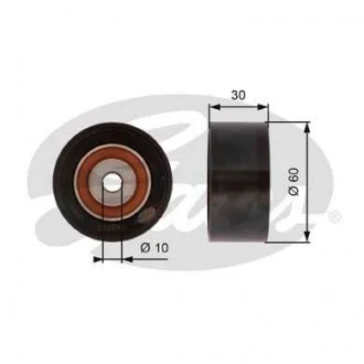 (7786-21441) Обвідний ролик ременя ГРМ POWERGRIP IDLER PSA 1.4HDi, 1.6HDi 02- (обвод. ГРМ) [EVR55954] Gates T42162