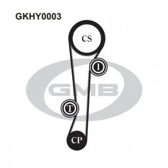 Комплект ременя ГРМ GMB GKHY0003