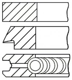 Кільця поршневі Jumper/Boxer 2.5D (63kw)(92mm/STD) GOETZE 08-112400-00