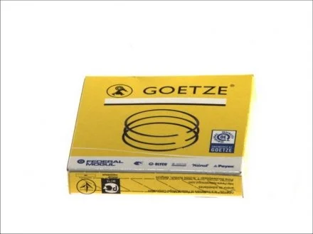 Комплект кілець поршня двигуна (на 1 циліндр.) GOETZE 08-124800-00