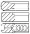 Кольца поршневые, CITROEN C25, CX, PEUGEOT J5, 2.5, 83-94 GOETZE 08-152900-00 (фото 1)