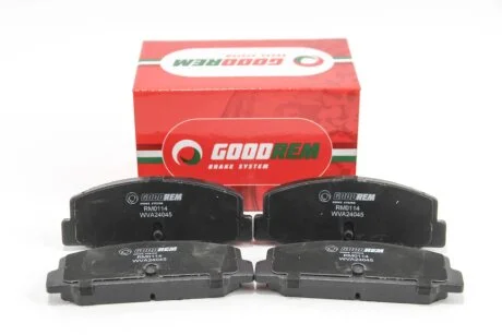 Гальмівні колодки зад. Mazda 323/626 94-04 (akebono) Goodrem RM0114