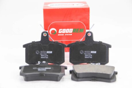 Гальмівні колодки зад. Audi 100/80/A4/A6/A8 (84-08) Goodrem RM1276