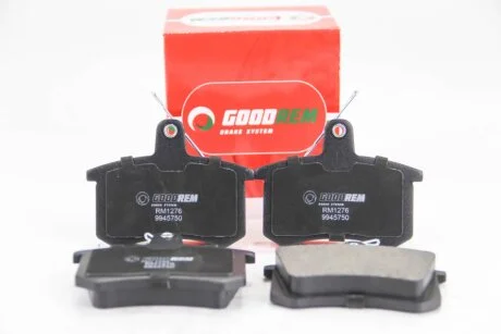 Гальмівні колодки зад. Audi 100/80/A4/A6/A8 (84-08) Goodrem RM1276