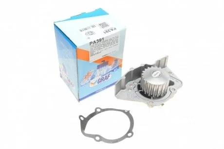 Помпа воды Citroen Berlingo/Peugeot Partner 1.9D/TD (XUD) 96- (20z) GRAF PA391